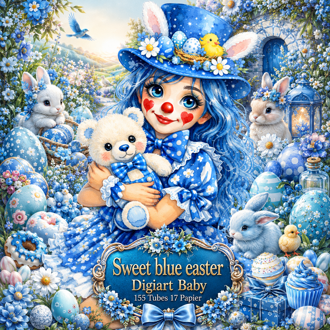 (image for) Sweet blue Easter